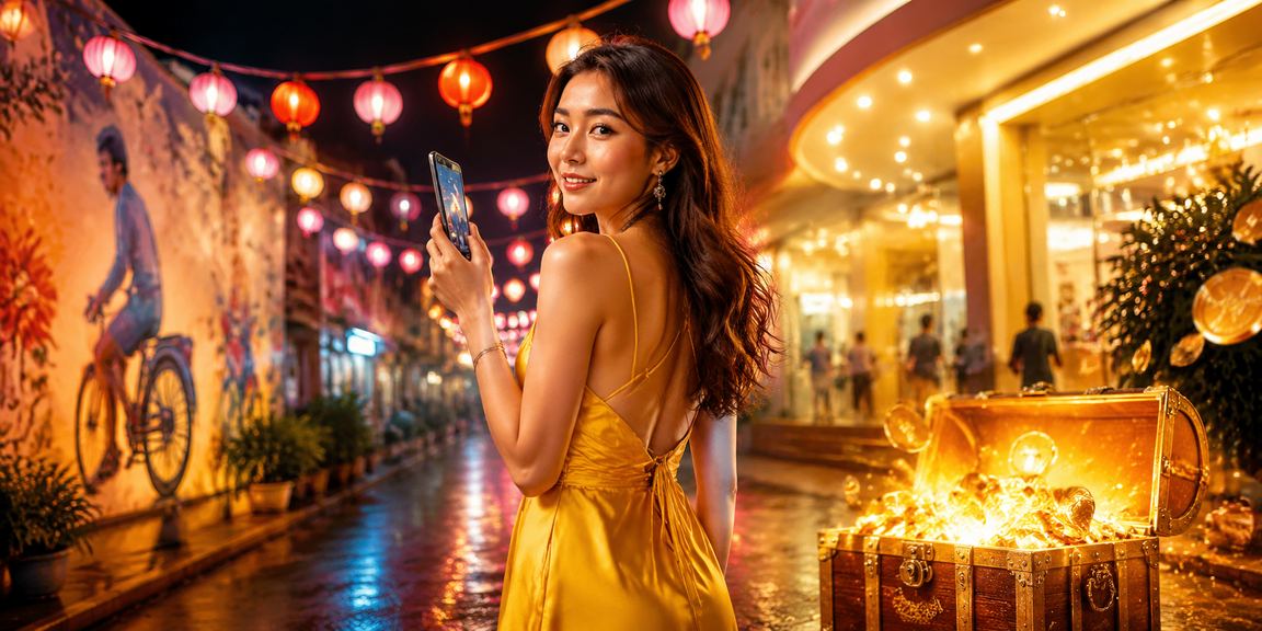 Pengguna Penang menggunakan telefon pintar untuk akses taruhan sukan gdslot888